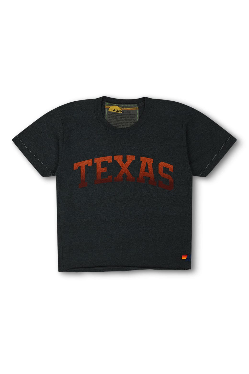 UNIVERSITY OF TEXAS BOLT BOYFRIEND TEE - CHARCOAL - Image 4