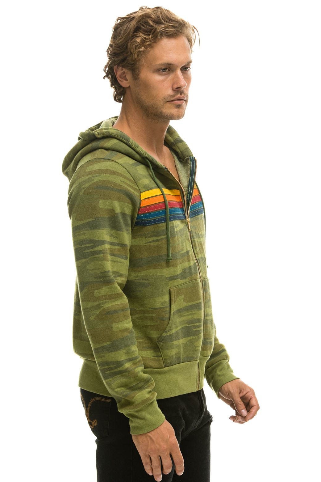 5 STRIPE HOODIE - CAMO - Image 6