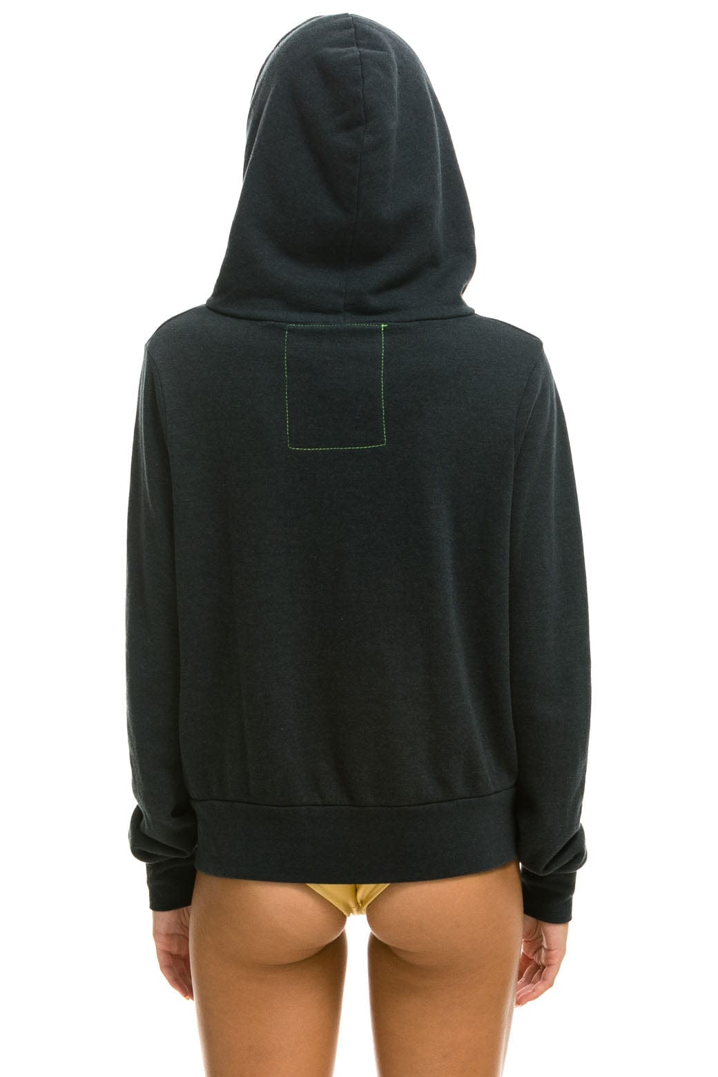 5 STRIPE HOODIE - CHARCOAL // BLUE - Image 7