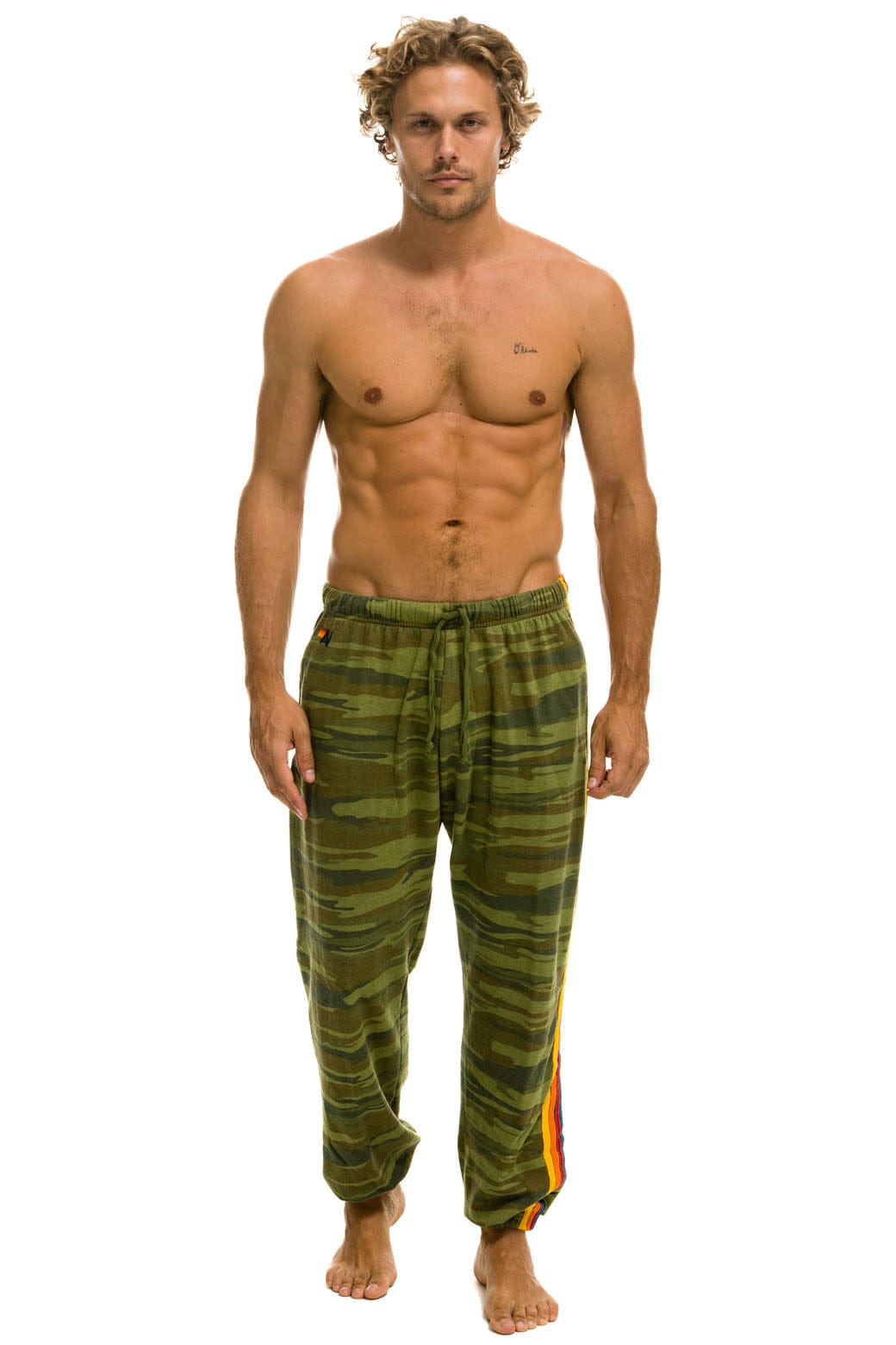 5 STRIPE SWEATPANTS - CAMO - Image 2