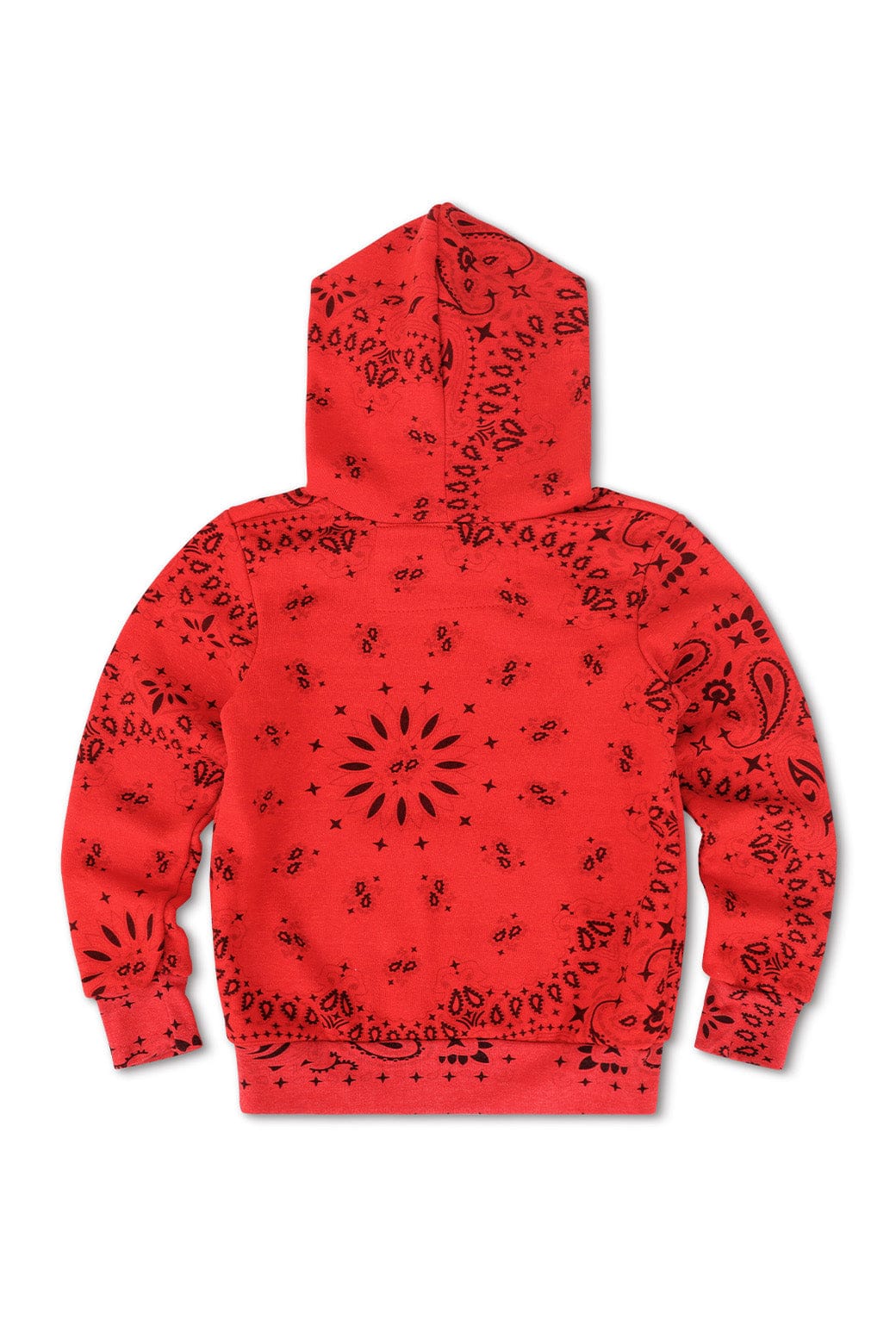 KID'S BANDANA PULLOVER HOODIE - RED - Image 2
