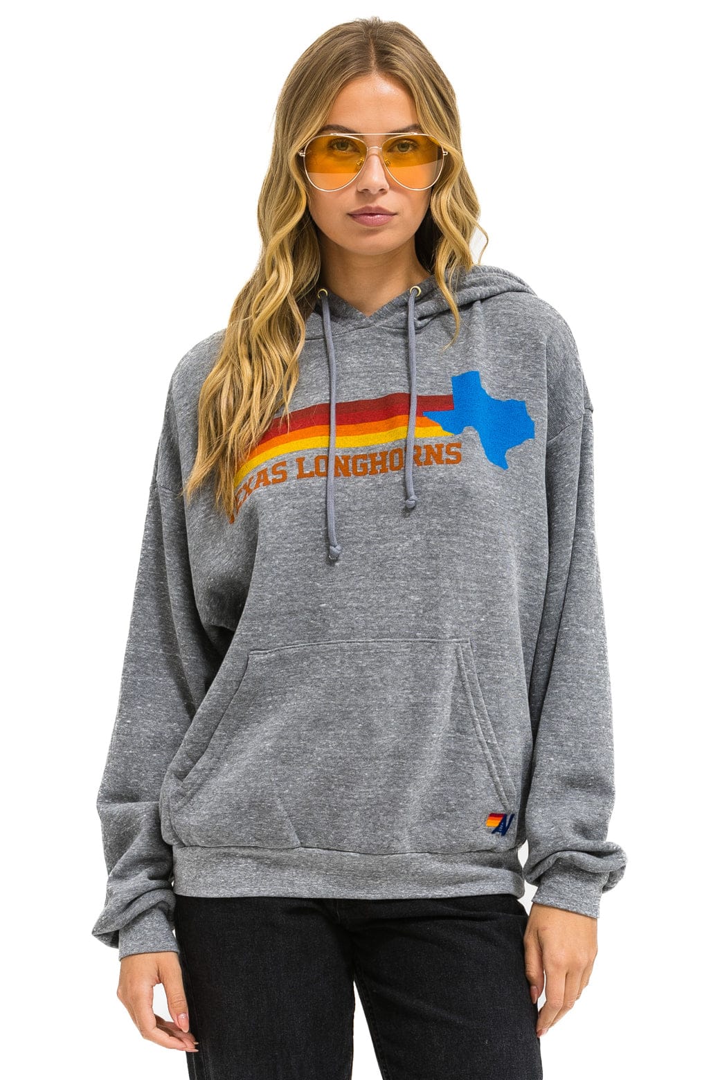 UNIVERSITY OF TEXAS STATE LOGO PULLOVER HOODIE RELAXED - HEATHER - Image 3