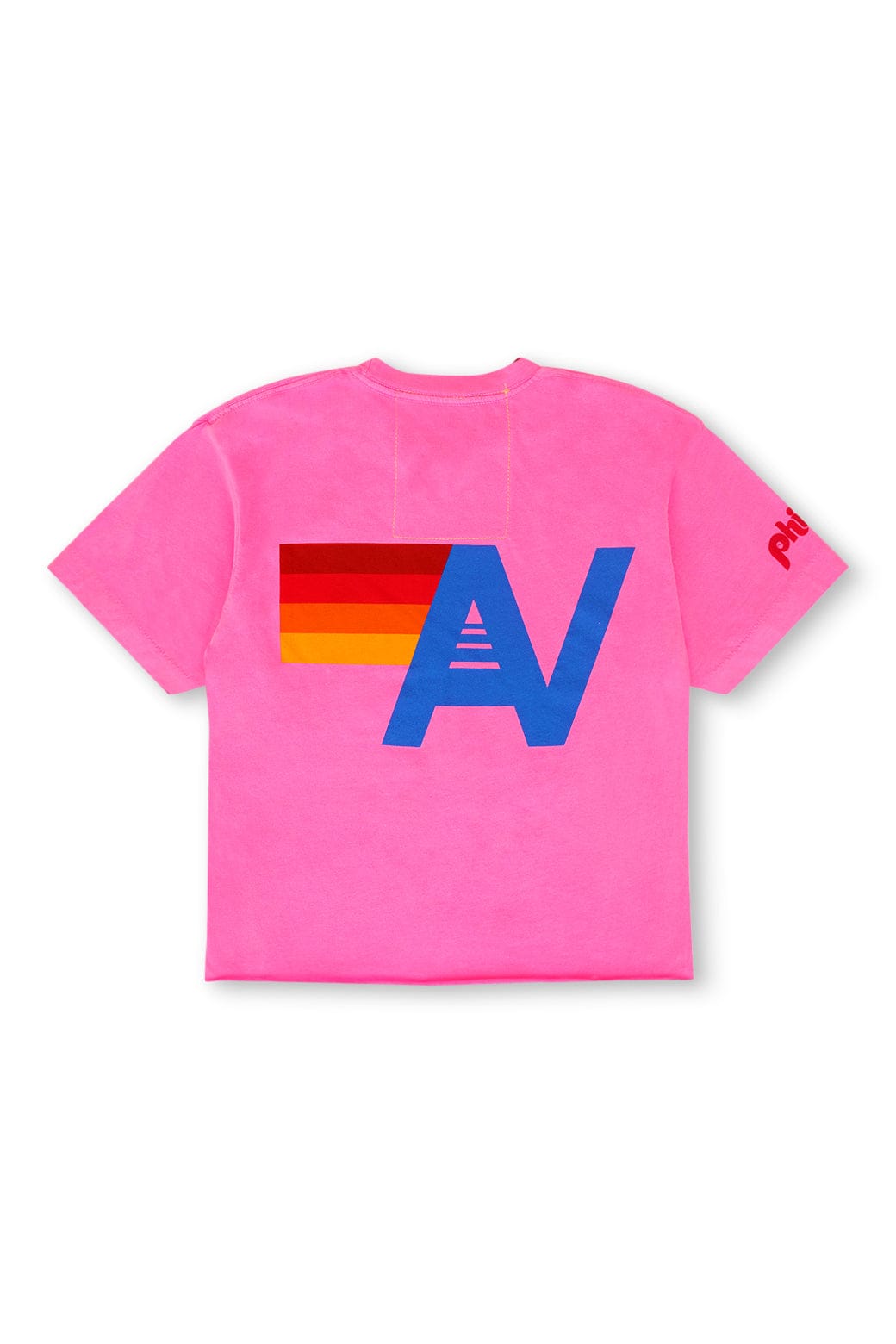 PHILLIES AVIATOR NATION BOYFRIEND TEE - NEON PINK - Image 6