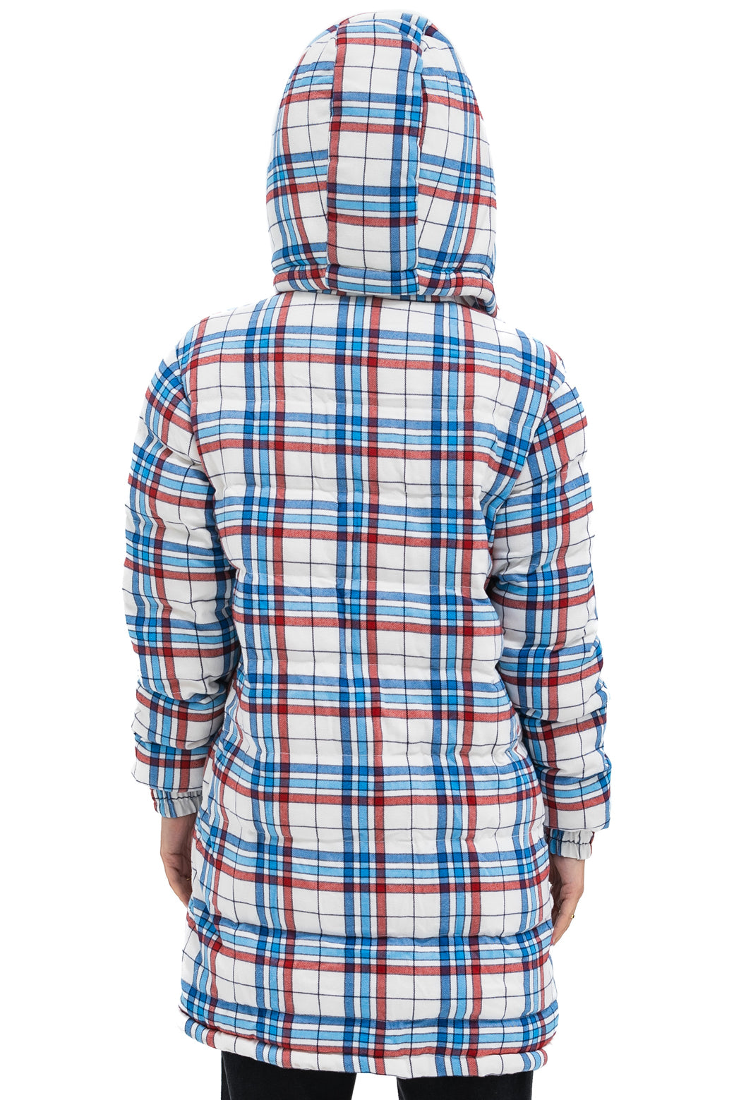 PLAID UNISEX LONG TREKKER JACKET - MONTAUK PLAID - Image 4