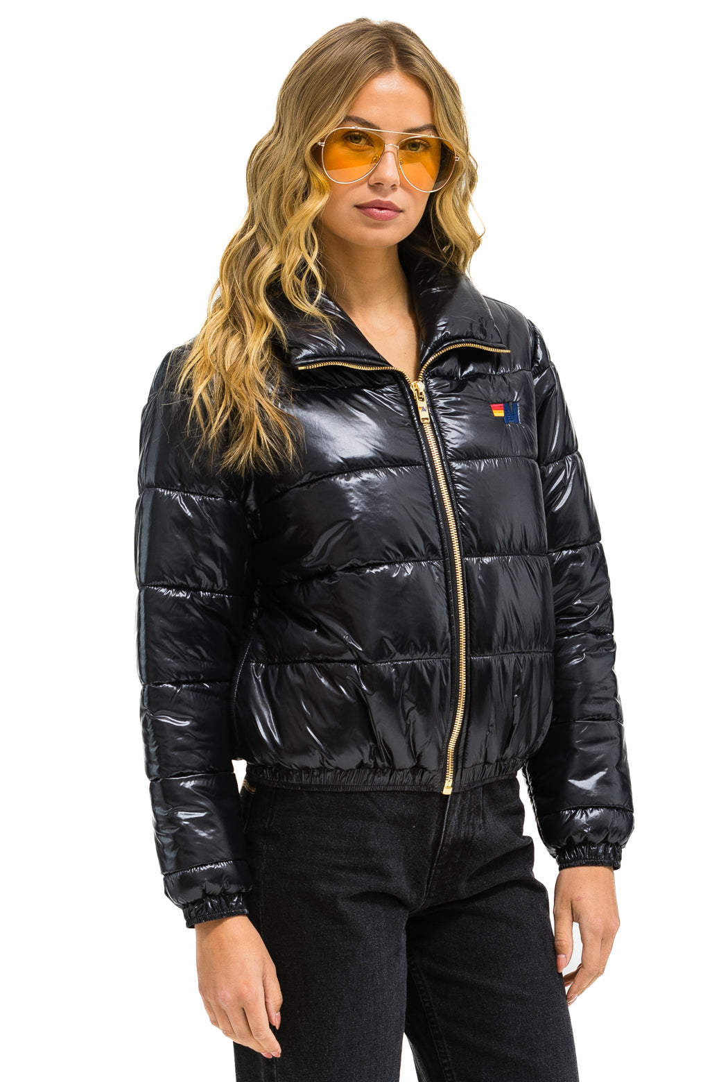 BOLT LUXE APRES PUFFER JACKET - GLOSSY BLACK - Image 4