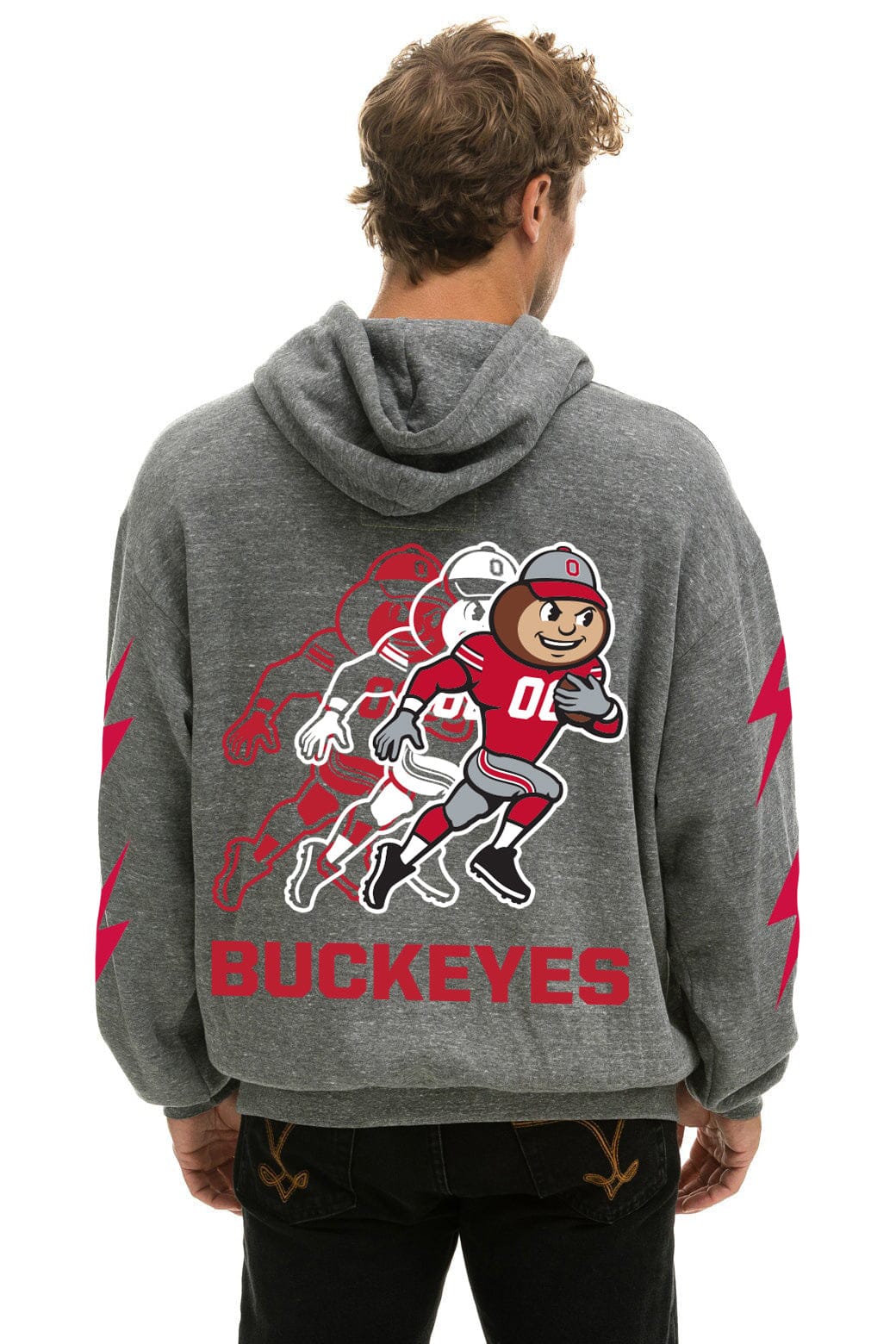 OHIO STATE CFP CHAMPIONS 2025 RELAXED PULLOVER HOODIE - HEATHER - Image 4