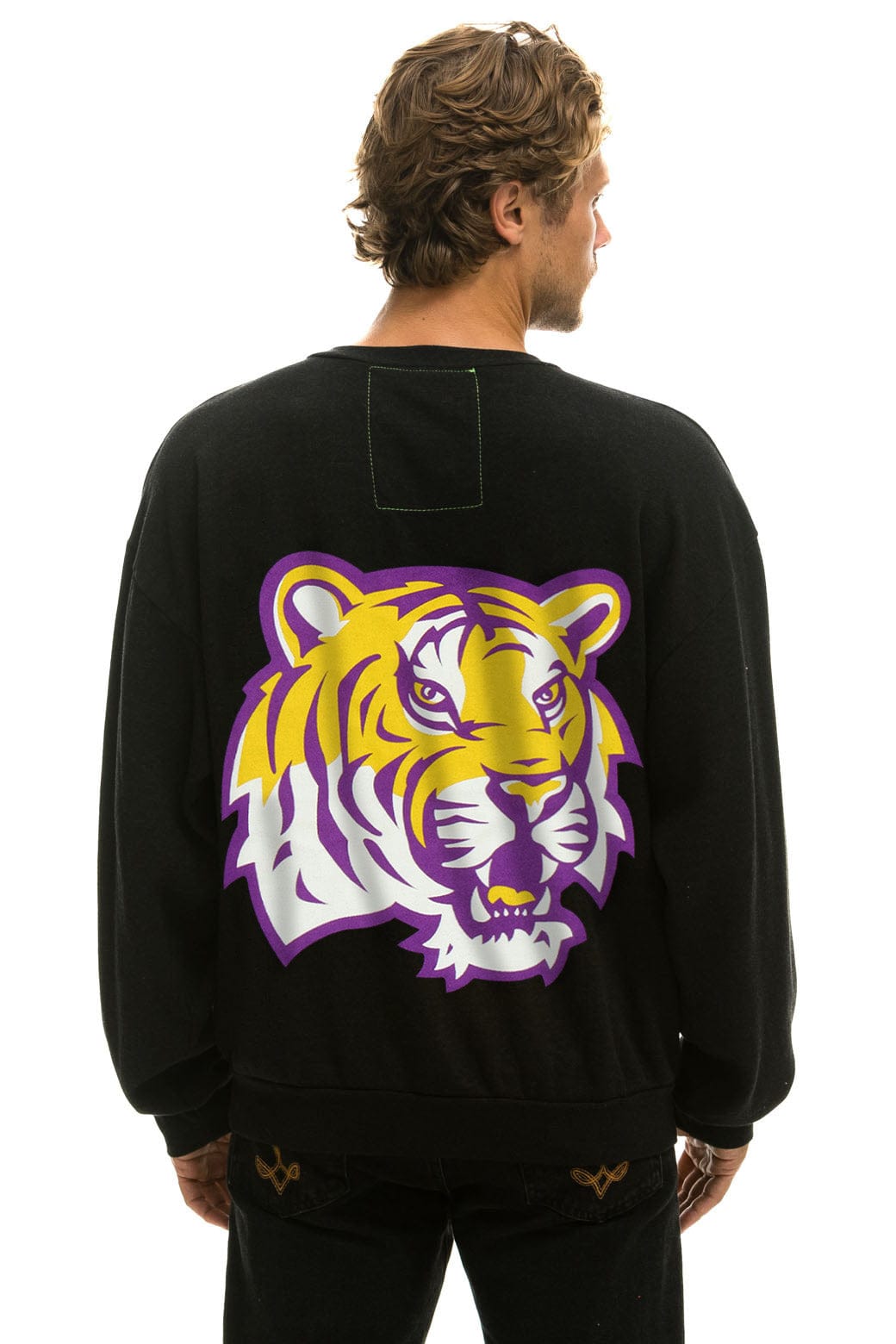 LSU RELAXED CREW SWEATSHIRT - BLACK - Image 4