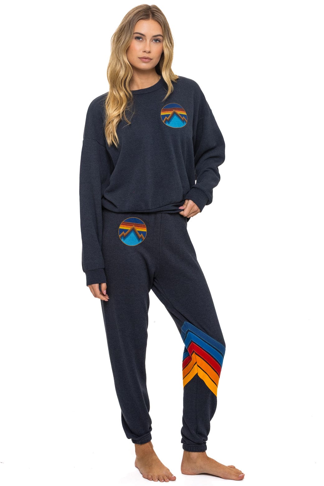 ALL SEASONS CIRCLE RELAXED CREW SWEATSHIRT - CHARCOAL - Image 9