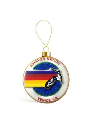 AVIATOR NATION BLOWN GLASS ORNAMENT