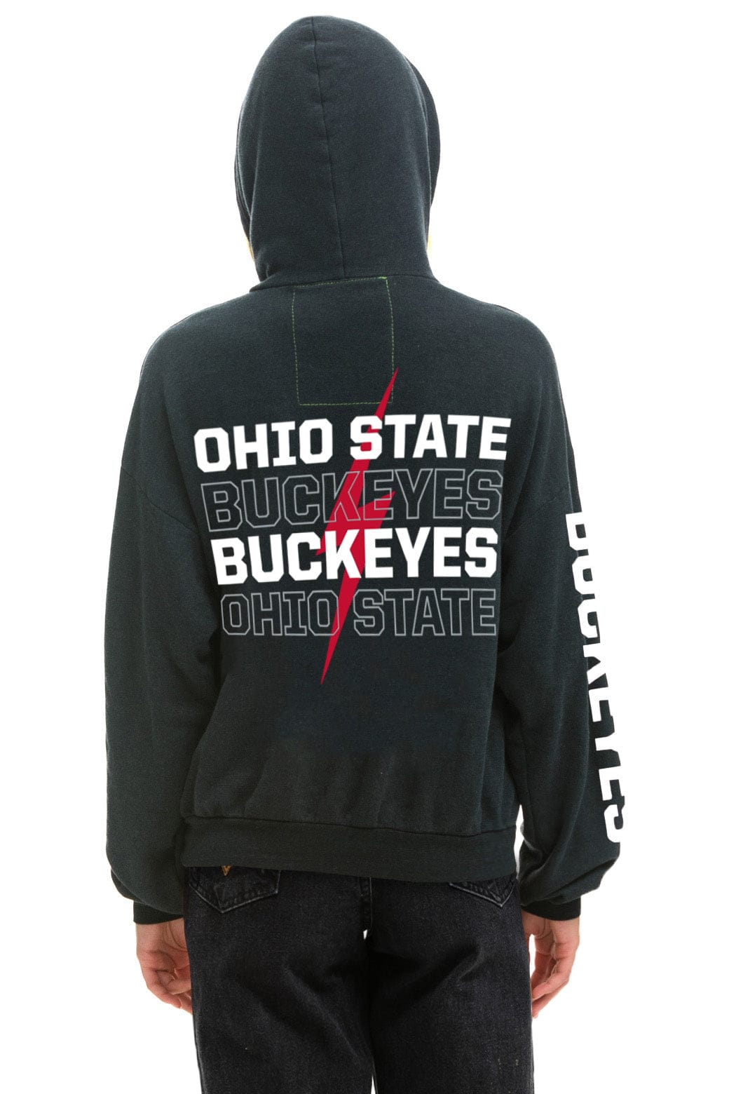 OHIO STATE CFP CHAMPIONS 2025 RELAXED PULLOVER HOODIE - CHARCOAL - Image 2