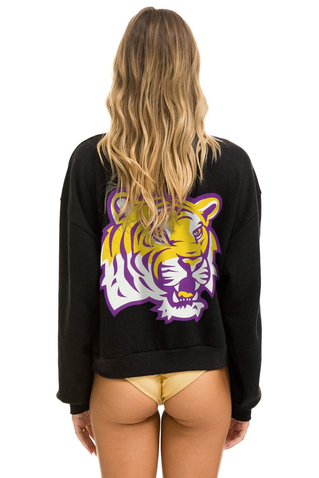 LSU RELAXED CREW SWEATSHIRT - BLACK - Image 2