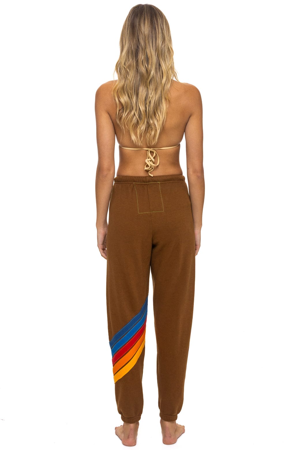 ALL SEASONS CIRCLE CHEVRON SWEATPANTS - CINNAMON - Image 6
