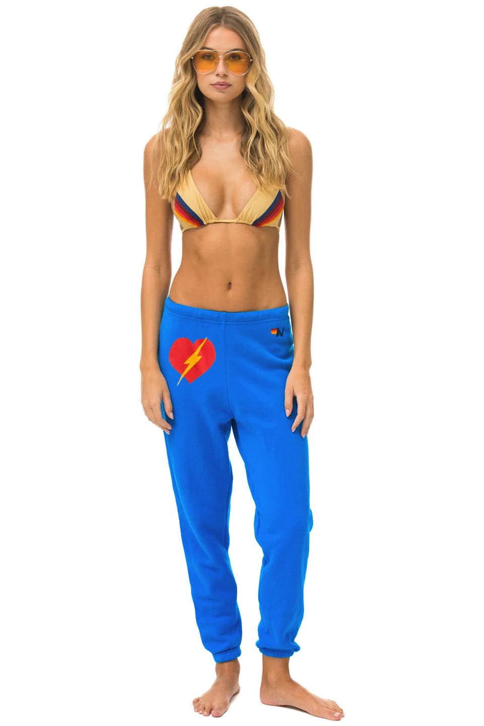 BOLT HEART SWEATPANTS - ADVENTURE BLUE