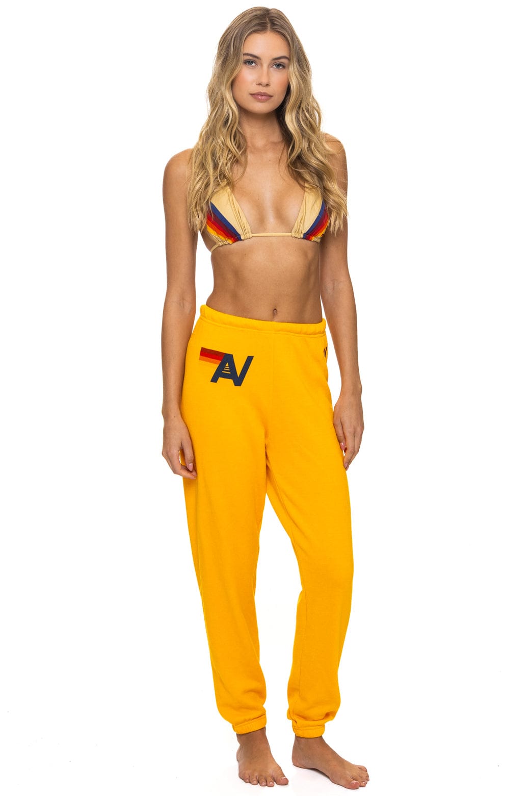 LOGO SWEATPANTS - GOLD - Image 2