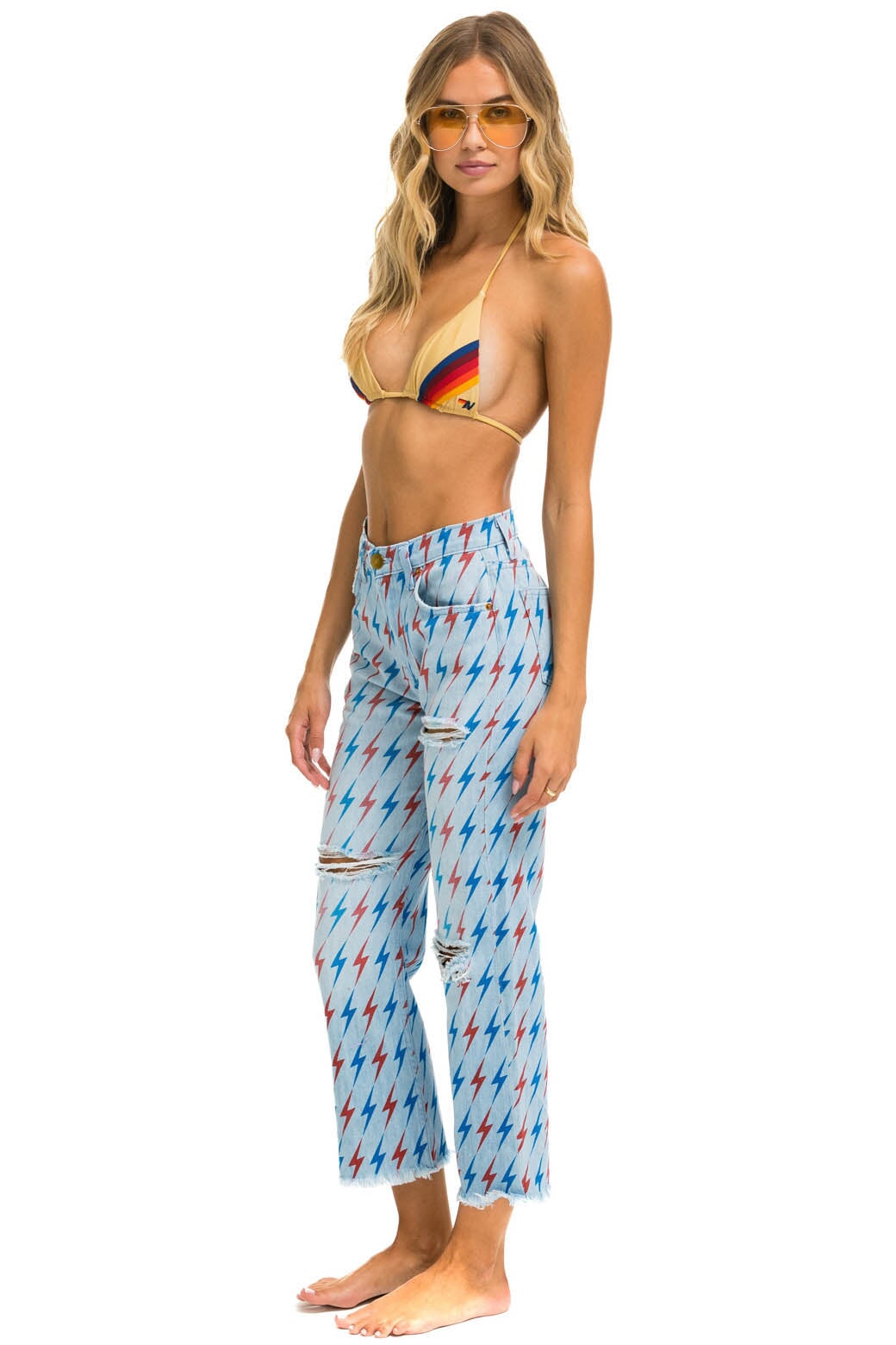 AVIATOR BOLT MID RISE RELAXED SURFER JEAN - SUPER LIGHT - Image 3