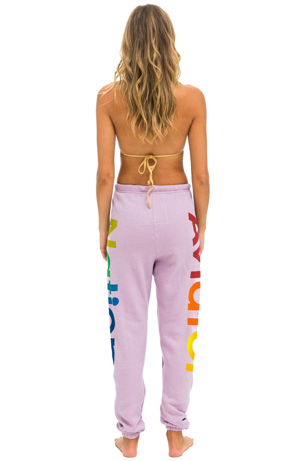 AVIATOR NATION 2 SWEATPANTS - MAUVE - Image 5