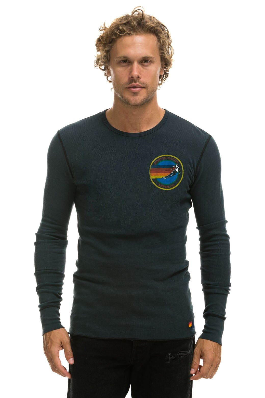 AVIATOR NATION ASPEN THERMAL - CHARCOAL - Image 2