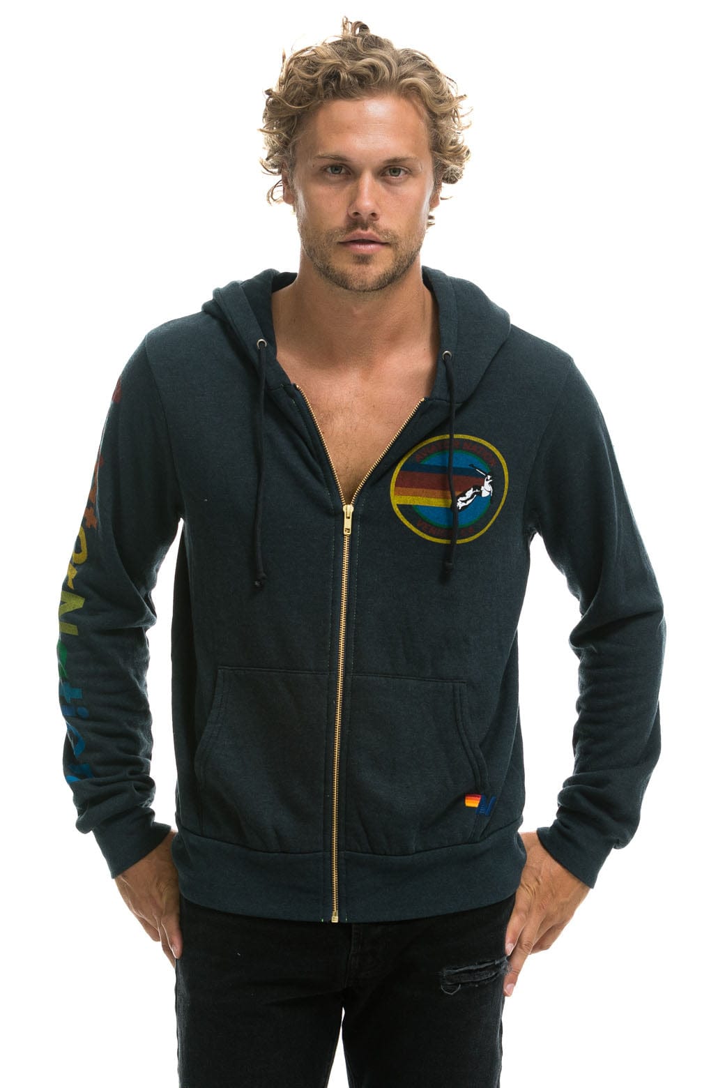 AVIATOR NATION HOODIE - CHARCOAL - Image 2