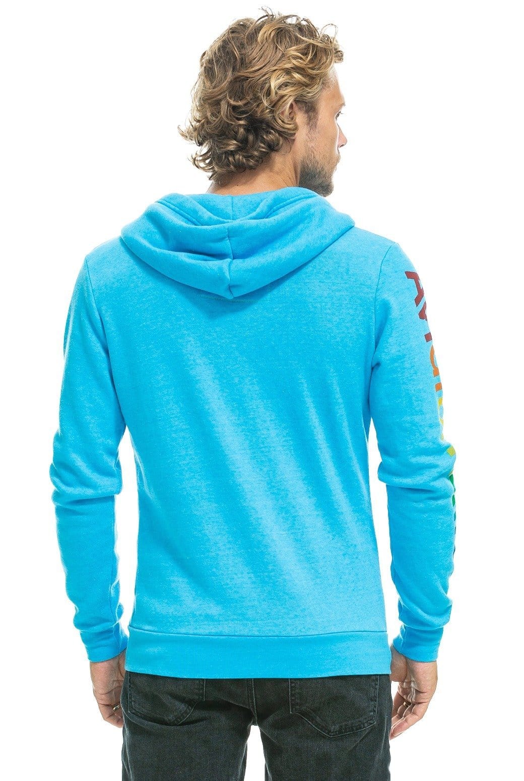 AVIATOR NATION HOODIE - NEON BLUE - Image 6