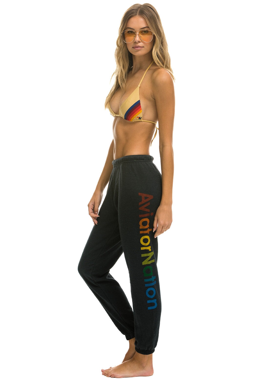 AVIATOR NATION LAGUNA BEACH SWEATPANTS - CHARCOAL - Image 2