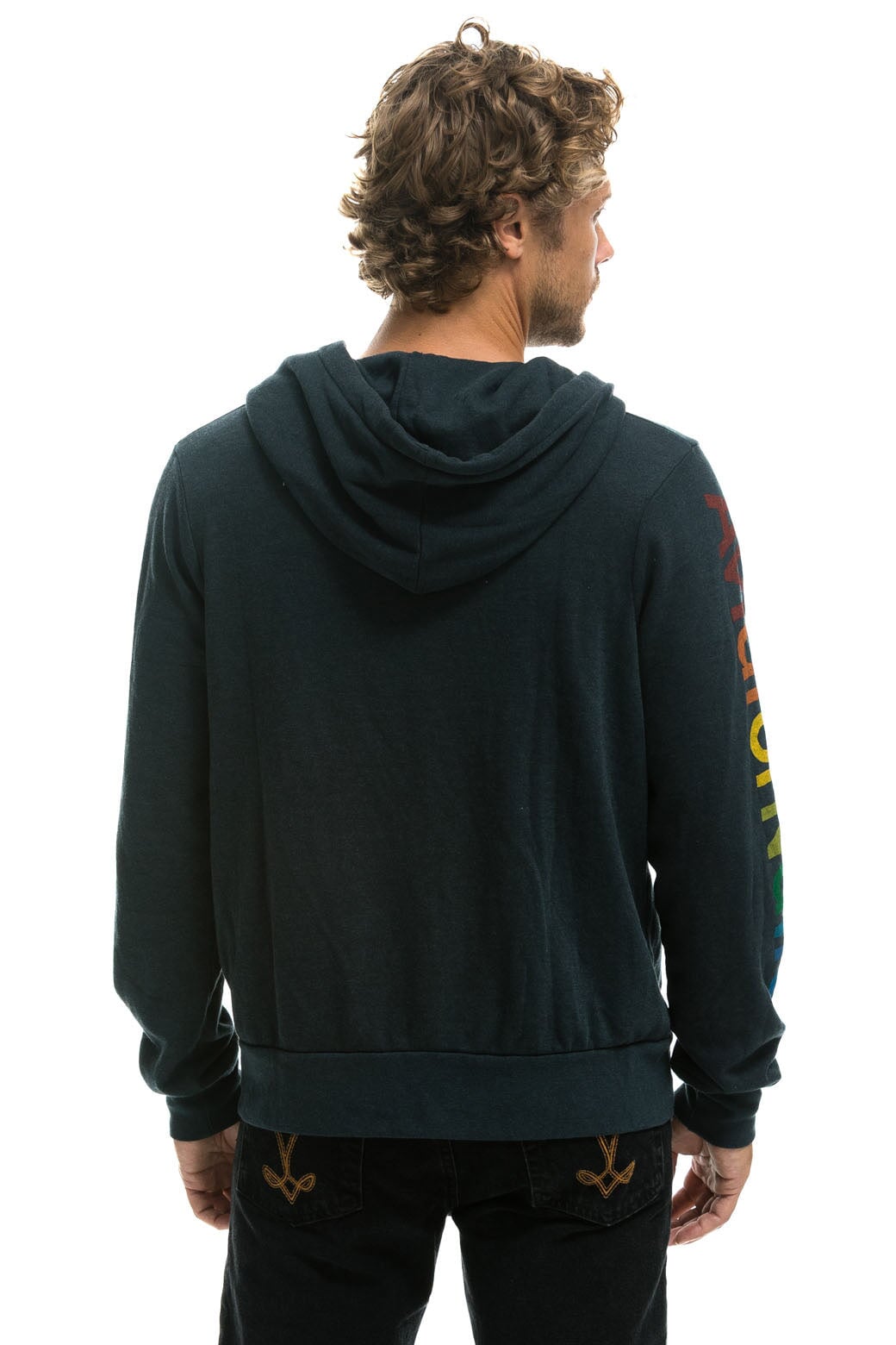 AVIATOR NATION MALIBU HOODIE - CHARCOAL - Image 5