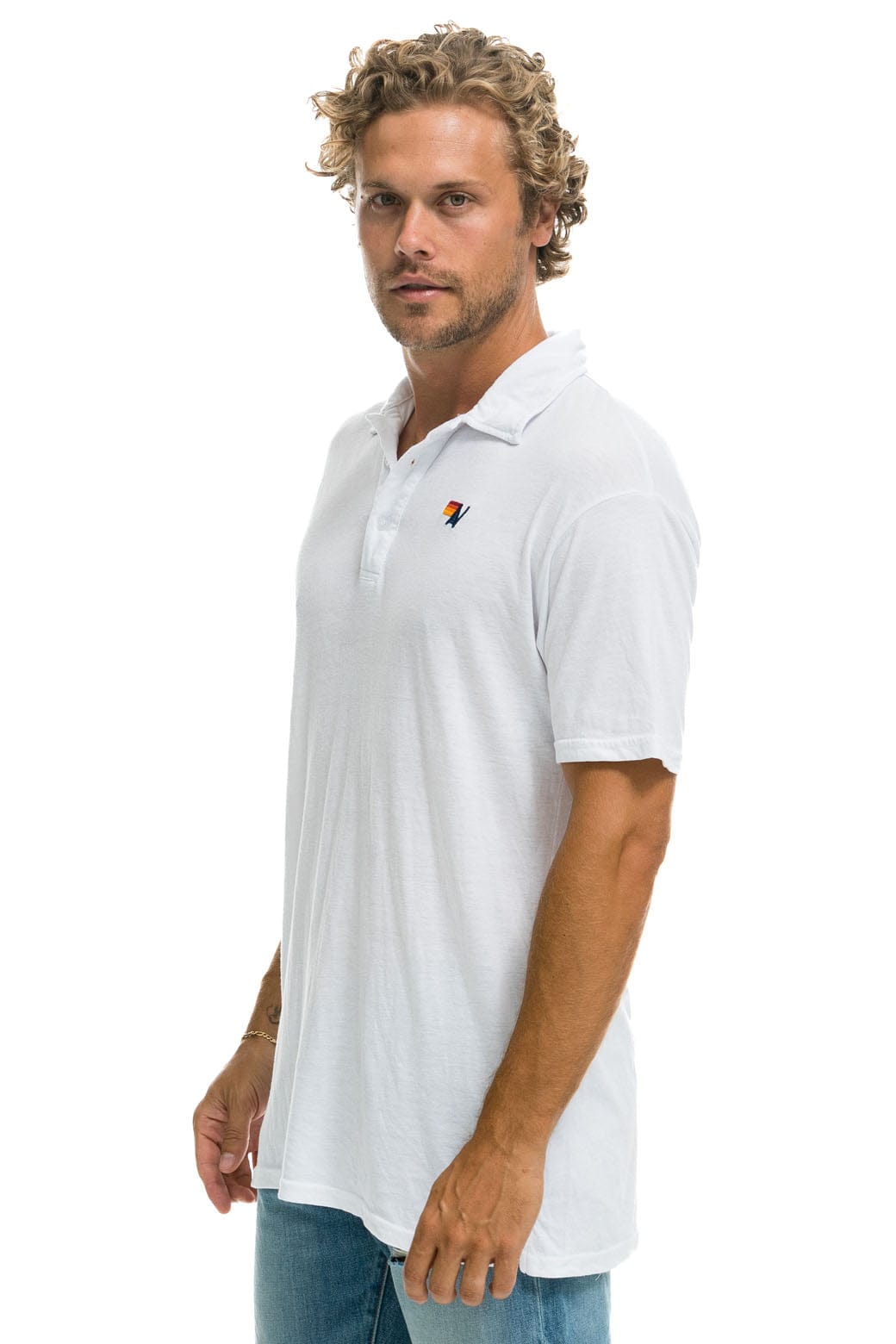 AVIATOR NATION POLO - WHITE - Image 3