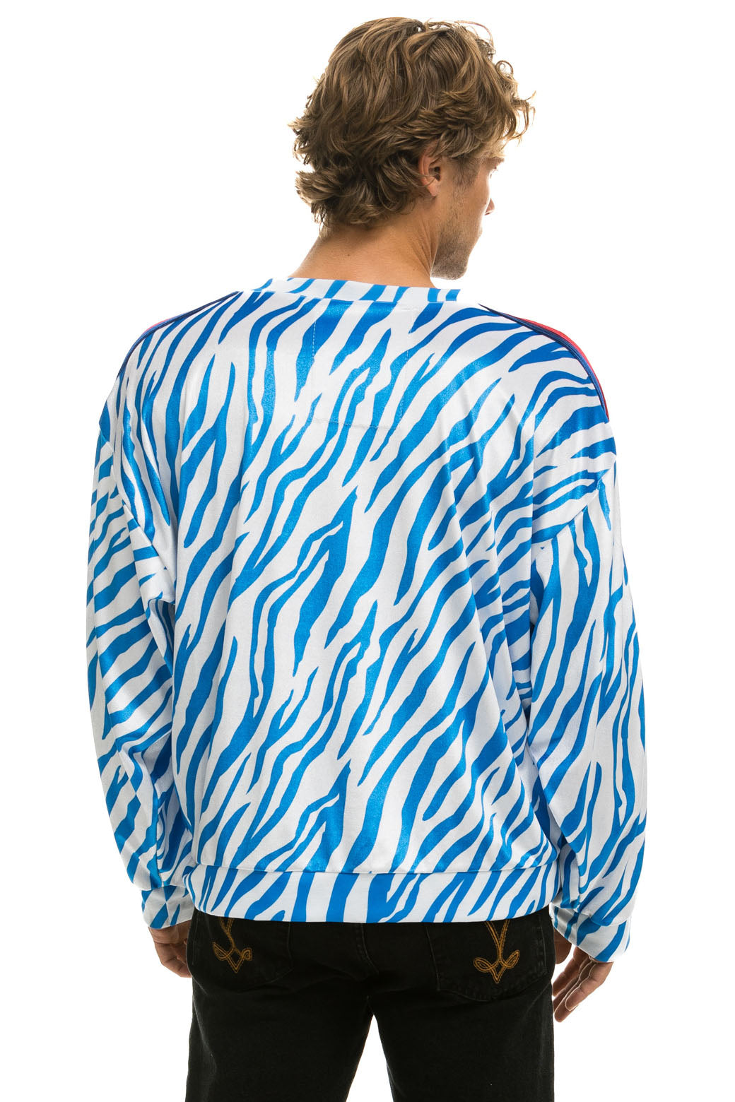 CLASSIC VELVET RELAXED SWEATSHIRT - BLUE TIGER - Image 8