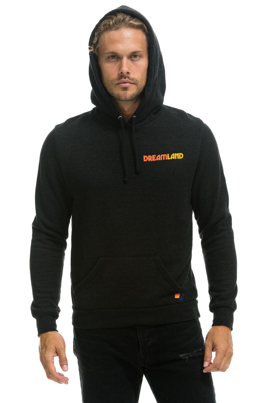 DREAMLAND LOGO PULLOVER HOODIE - BLACK - Image 8