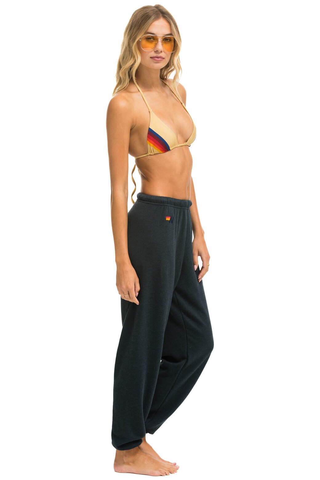 HEART STITCH 4 SWEATPANTS - CHARCOAL - Image 3