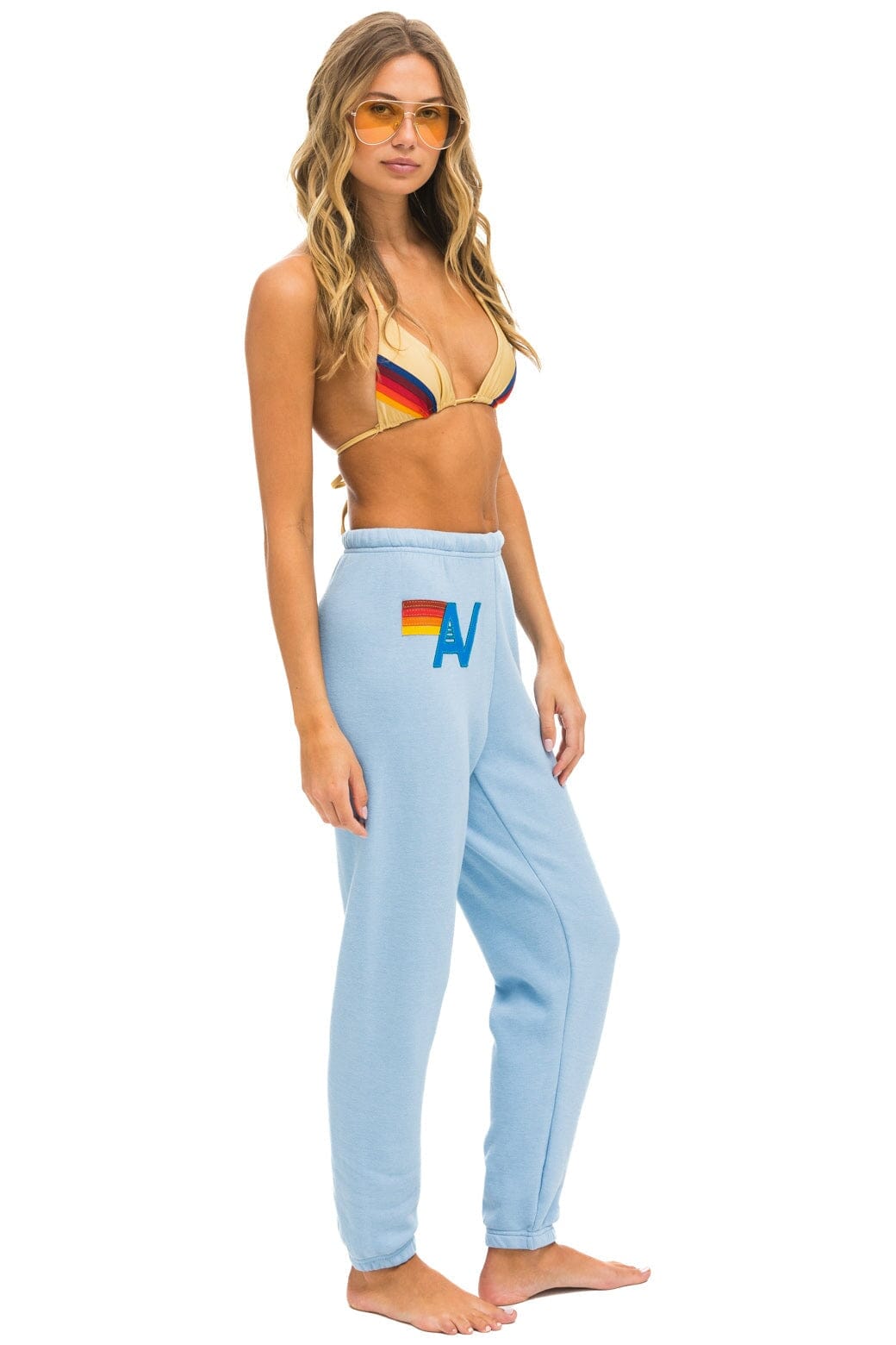 LOGO STITCH SWEATPANTS - ICE - Image 3