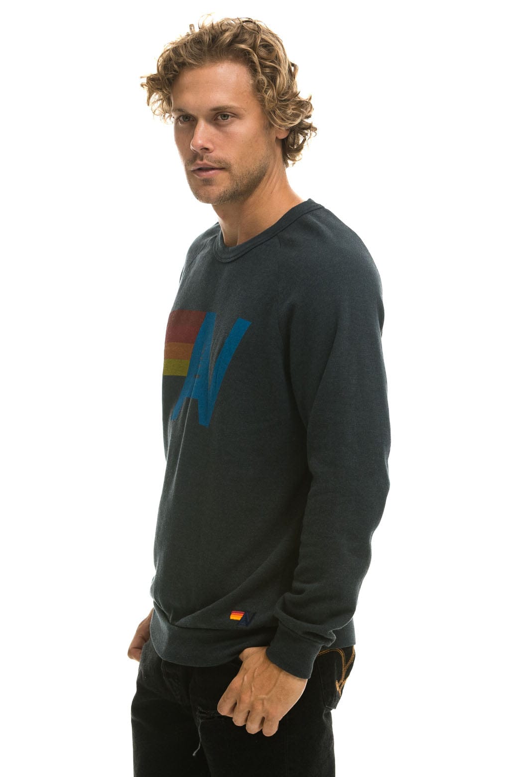 LOGO SWEATSHIRT - CHARCOAL - Image 4