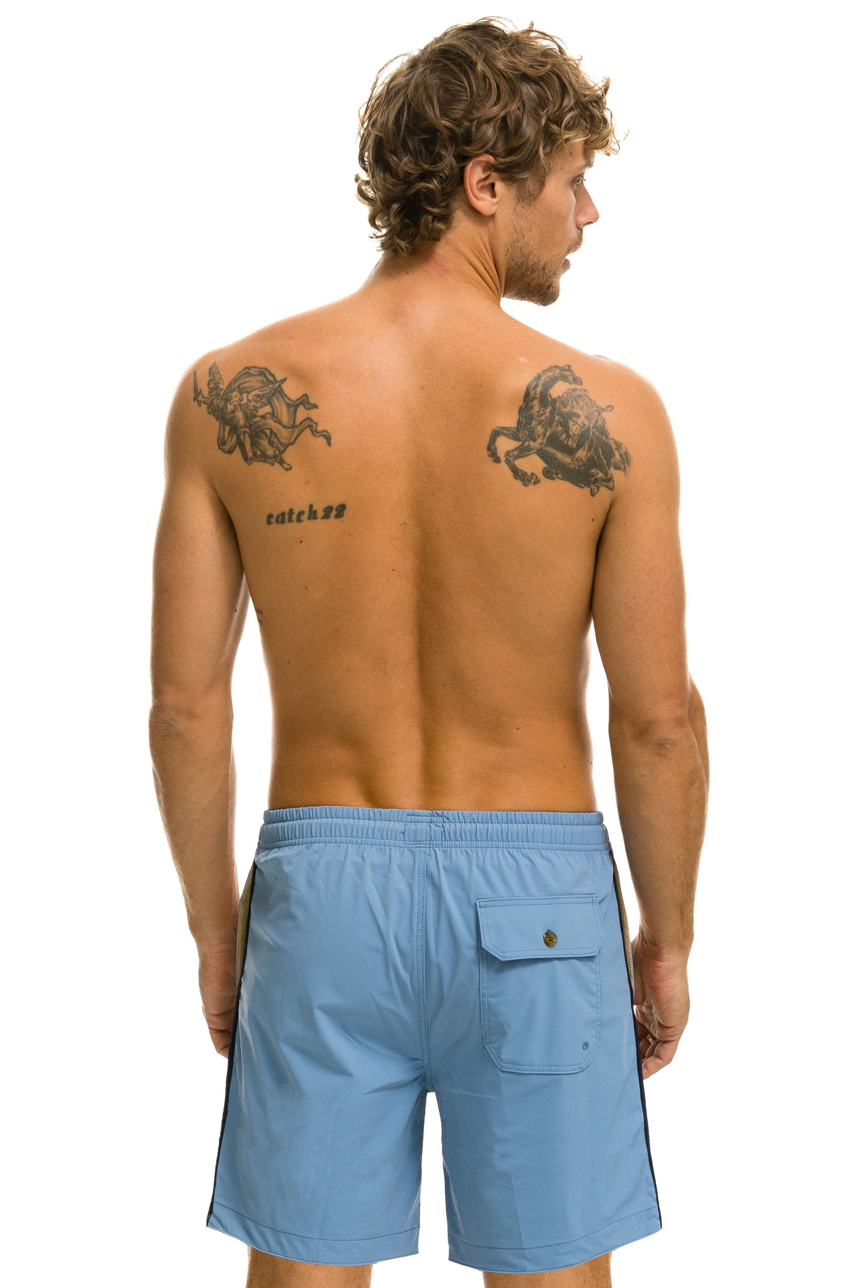 MEN'S 5 STRIPE FLEX SHORTS 7 INCH - ISLANDA - Image 3