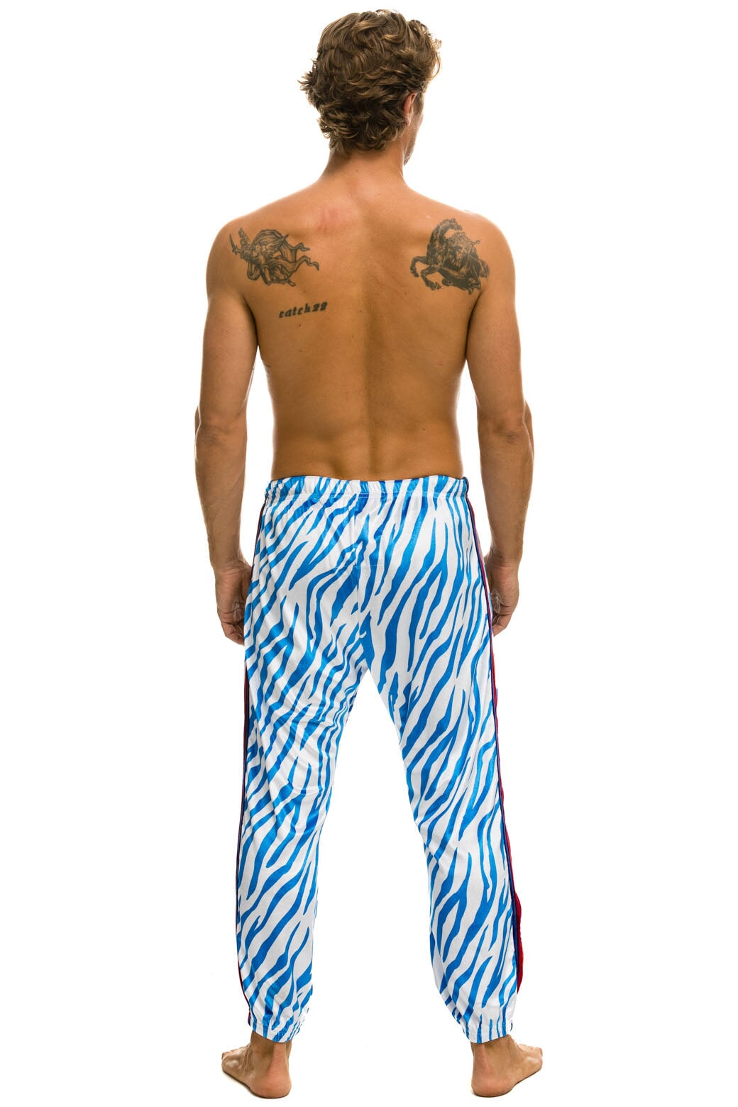CLASSIC VELVET SWEATPANTS - BLUE TIGER - Image 4