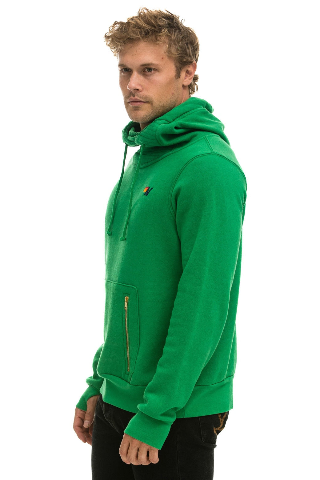 NINJA PULLOVER HOODIE - KELLY GREEN - Image 4