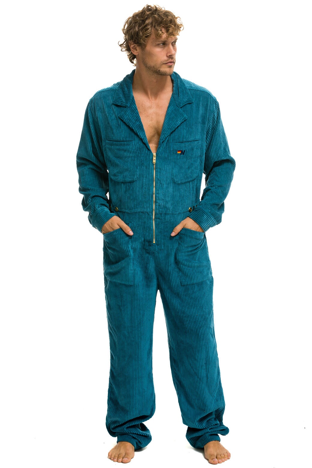 UNISEX CORDUROY FLIGHT SUIT - CAPRI - Image 4