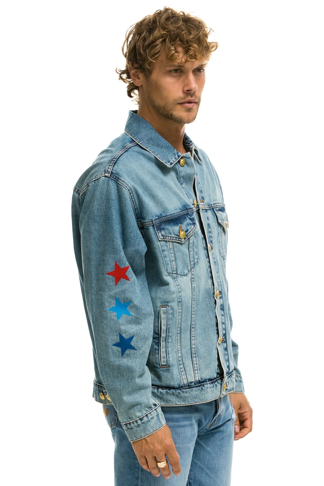STOKED OVERSIZED CONCERT DENIM JACKET - VINTAGE - Image 6