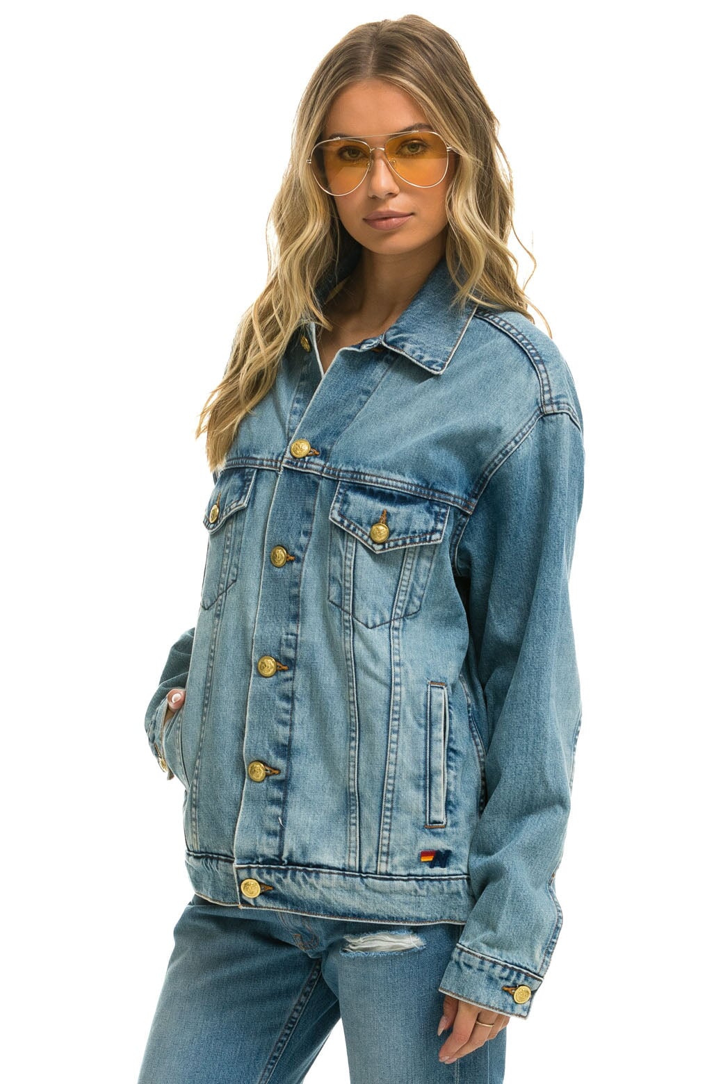 STOKED OVERSIZED CONCERT DENIM JACKET - VINTAGE - Image 7