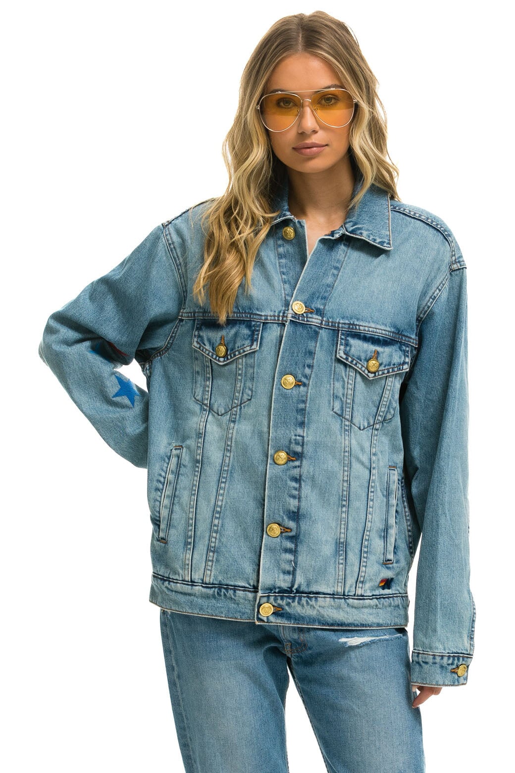 STOKED OVERSIZED CONCERT DENIM JACKET - VINTAGE - Image 5