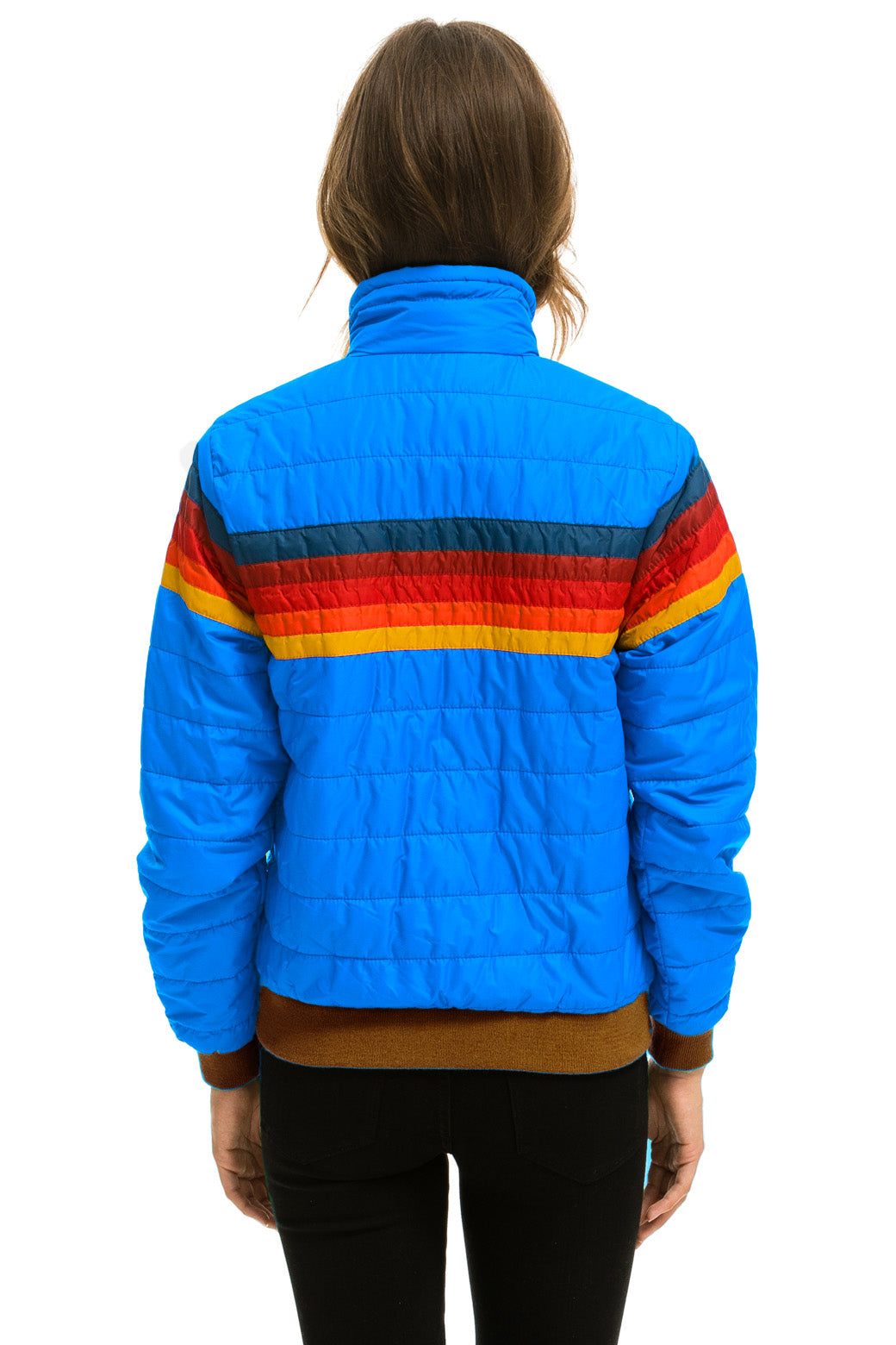 5 STRIPE JACKET - BLUE CINA GLOSSY - Image 2