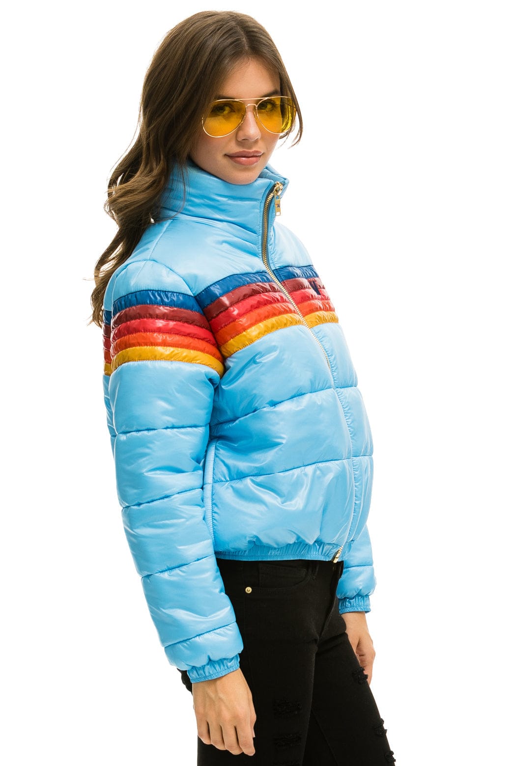 5 STRIPE APRES JACKET - GLOSSY SKY - Image 3